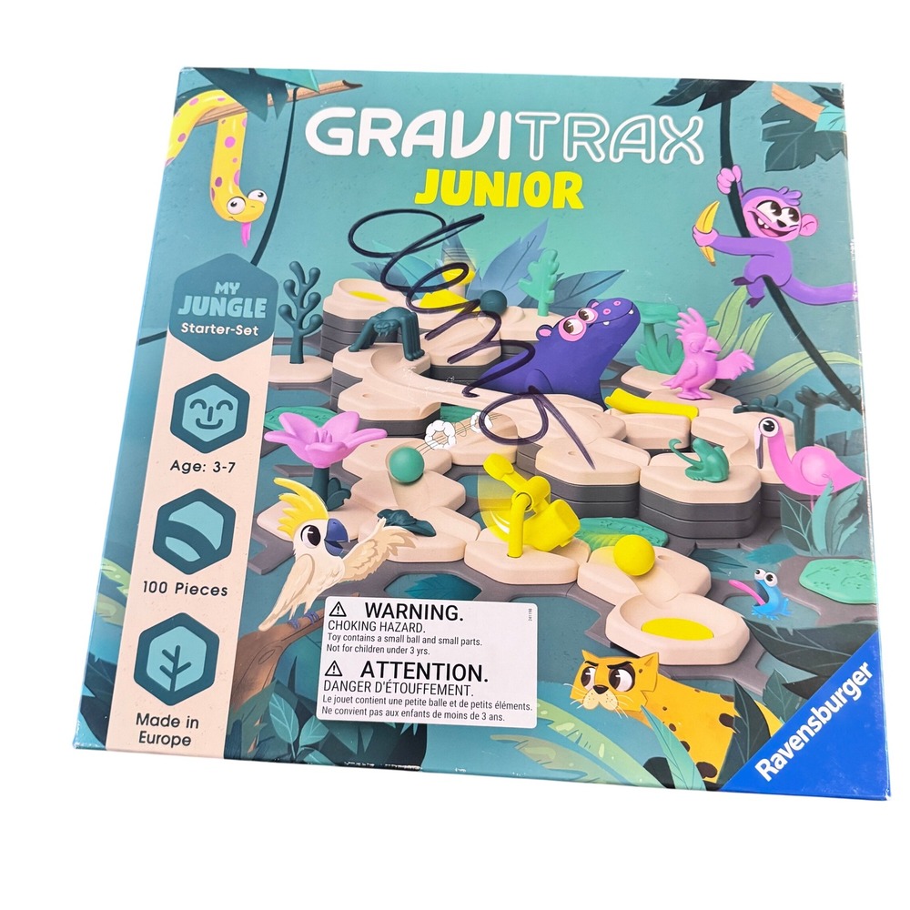 Ravensburger GraviTrax Junior My Jungle Starter Set Marble Run Building toy